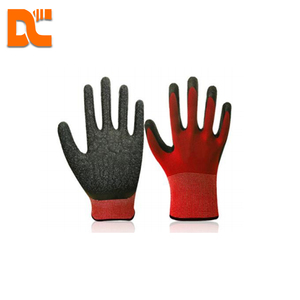 Công Nghiệp Cấp Chất Lượng Tốt Bảo Vệ Găng Tay Cho Tay Và Cánh Tay An Ninh Nylon Và Nửa Tráng Bọt Găng Tay Cao Su - Product Image 3