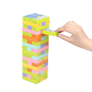 ألعاب لوحية للأطفال من المصنع مباشرة مصممة بألوان 5 في 1 طبقات مكدسة من الكتل عالية الضخ ألعاب تعليمية - Product Image 5