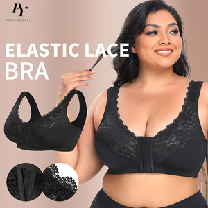 <span class=keywords><strong>Reggiseni</strong></span> Personalizzati in Offerta Taglie Forti Push-Up con Chiusura Frontale Copertura Totale Coppa Profonda in Pizzo - Product Image 1