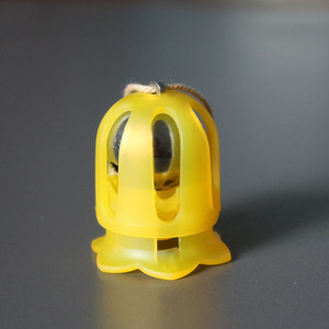 Pet Outdoor Hiking Camping Walking Loud Jingle Warning Yellow Pink Blue White Red Clear Assorted Colors <b>Safety</b> Bear Bell - Product Image 1