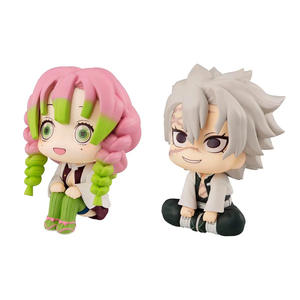 Figurines Q Version de Kanroji <span class=keywords><strong>Mitsuri</strong></span> et Shinazugawa Sanemi (Piliers du Vent et du Coeur) en position assise - Vente en gros - Product Image 4