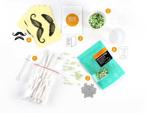 Kit de Cera Depilatoria Nasal Portátil e Indolora, Venta al por Mayor Directa de Fábrica, Envío en 3 Días, 50g GZ RTS, Pedido Mixto a Granel - Product Image 2