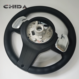 พวงมาลัยหนังสีดำคุณภาพสูงเหมาะสำหรับ B-M-WS <span class=keywords><strong>F10</strong></span> M5 M8 M6 F30 F01 F02 F03 F12 F13 F07 F90 F92 F93 F20 F15 F25 - Product Image 6