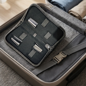 ASAP écologique Novation voyage organisateur pochette lavage fermeture éclair ensemble pour ciseaux personnalisable 3 poches étui beauté soins personnels - Product Image 3