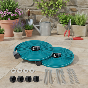 <span class=keywords><strong>Tuyau</strong></span> d'<span class=keywords><strong>arrosage</strong></span> avec trous 50FT, <span class=keywords><strong>tuyau</strong></span> d'<span class=keywords><strong>arrosage</strong></span> de jardin robuste, système d'<span class=keywords><strong>arrosage</strong></span> haute performance pour pelouse et jardin - Product Image 1
