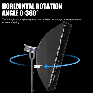 Zsyb Chất lượng cao phổ LED chụp ảnh chiếu sáng Kit LED nhiếp ảnh studio <span class=keywords><strong>softbox</strong></span> cho video máy ảnh Điền - Product Image 6