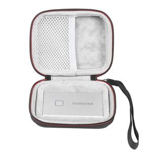 <span class=keywords><strong>Samsung</strong></span> <span class=keywords><strong>T7</strong></span> <span class=keywords><strong>Touch</strong></span> Boîte de rangement multifonctionnelle portable Étui EVA étanche et anti-pression avec chargeur et câble de données - Product Image 3