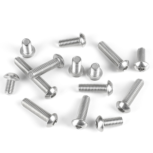 Paquete de 50 tornillos de máquina de cabeza redonda con hueco <span class=keywords><strong>hexagonal</strong></span> de acero inoxidable 304, M1.6 M2 M2.5 M3 M4 M5 M6 M8 M10 <span class=keywords><strong>M12</strong></span> ISO 7380 - Product Image 6