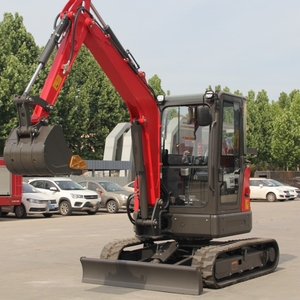 Mini-excavatrice de 4 tonnes conforme à la norme CE 5 avec cabine et tarière, pompe hydraulique, moteur, puissance de creusement élevée, chambre fermée - Product Image 3