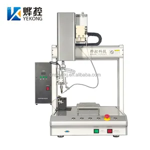 Circuito stampato saldatore automatico dispositivo di saldatura Pcb condensatore Plug-in Pin 4 assi stagno lega il motore del Robot fornito