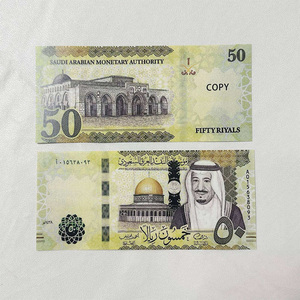 Chất lượng cao thực tế saudi tiền giấy dán jubba abaya thobe Prop Tiền Phong Cách Hiện Đại 5 10 20 50 100 200 500 riyals - Product Image 3