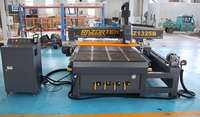 Enrutador Cnc de madera de alta precisión 1325, corte de MDF, fabricación de muebles de carpintería, máquina enrutadora Cnc DSP, inversor Fuling Cnc de 4 ejes