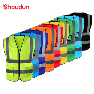 Gilet <span class=keywords><strong>de</strong></span> sécurité haute visibilité en polyester réfléchissant, respirant, pour les chantiers <span class=keywords><strong>de</strong></span> construction et les sites sanitaires, vêtements <span class=keywords><strong>de</strong></span> travail <span class=keywords><strong>de</strong></span> sécurité - Product Image 2