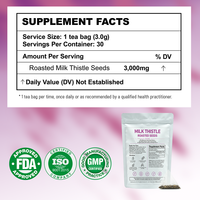 Thé de chardon-Marie pour l'amour du foie Chinaherbs, ingrédients naturels à base de plantes chinoises, compléments de santé, thé pour nettoyer le foie et les reins
