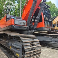 Excavatrice lourde d'occasion Doosan 340 en bon état, poids opérationnel de 35 tonnes, moteur Doosan d'origine, prix raisonnable avec réduction