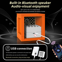 Kit de Construction de Guitare 721 Pièces, Modèle ABS, Scène Musicale, Guitare, Batterie, Amplificateur, Briques de Collection pour Enfants, Cadeau