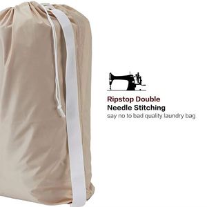 Custom Logo <b>Large</b> Waterproof Eco-friendly Reusable Gym Sports Laundry Bag Drawstring Straps Foldable Polyester <b>Large</b> Storage - Product Image 4