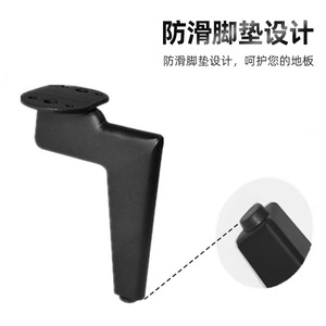 L-Shaped Furniture Leg Iron Heavy Duty Support For Bed Coffee Table Cabinet Sofa - Product Image 4