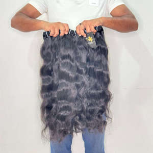 Extensiones de Cabello Indio Virgen al por Mayor, Paquetes de Cabello Humano Rubio Indio sin Procesar, Tejido de Cabello con Cutícula Alineada - Product Image 2