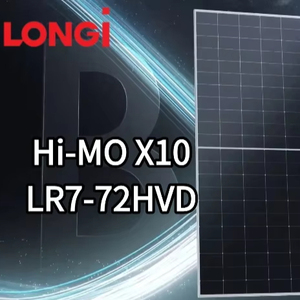 Longi Hi-Mo X10, Longi LR7-72HVD, con un'efficienza del 24,8%, dotato di batterie BC e dotato di funzione anti-grandine. - Product Image 1