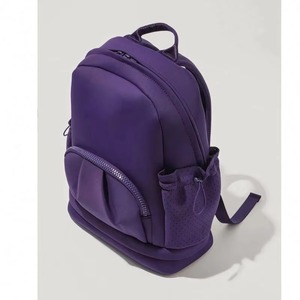 Sac de sport multifonctionnel personnalisé pour yoga et gym, en néoprène, avec compartiment à chaussures, fabriqué par une usine BSCI - Product Image 2