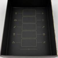 Jeu de cartes d'enquête de marque KJ Premium, jeu de société en carton texturé lin noir 310GSM, boîte rigide personnalisée OEM/ODM, familial et écologique