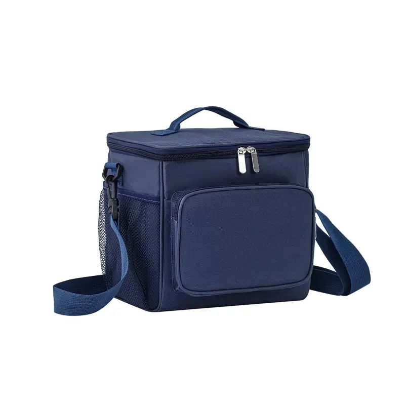 Bolsa térmica portátil para viagem, sacola grande compacta azul original de fábrica para crianças, ideal para uso ao ar livre
