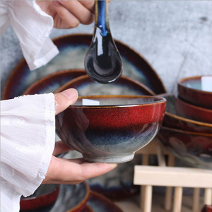 horno <span class=keywords><strong>de</strong></span> vajilla <span class=keywords><strong>de</strong></span> porcelana conjuntoplaca plato tazón <span class=keywords><strong>de</strong></span> ensalada taza <span class=keywords><strong>de</strong></span> té <span class=keywords><strong>para</strong></span> cerámica vajilla conjunto venta al por mayor - Product Image 5