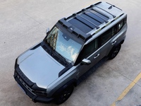 Barres de toit en alliage d'aluminium Jetour Traveler, plateforme de toit Shanghai T2, échelle transversale Freelander, capacité de charge 100 kg, installation facile