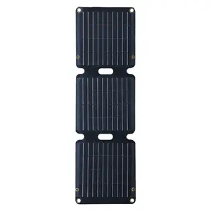 Portable Fast Charging 21W USB Foldable Solar Panel Charger For Mobile Phone