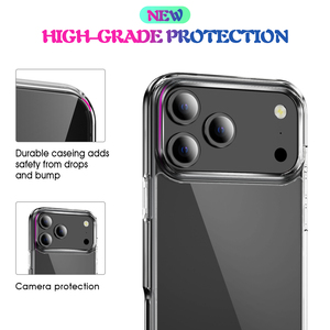 <span class=keywords><strong>Coque</strong></span> de téléphone portable <span class=keywords><strong>transparente</strong></span> anti-rayures en TPU+PC pour <span class=keywords><strong>iPhone</strong></span> 18 Pro/18 Pro Max 17 16 15 14 13 <span class=keywords><strong>11</strong></span> Pro Max, vente en gros OEM/ODM - Product Image 3