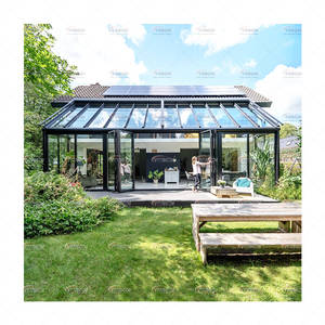 Foshan Fournisseur métal préfabriqué 3X4 victorien maigre à <span class=keywords><strong>toit</strong></span> coulissant véranda en aluminium pour hôtel <span class=keywords><strong>store</strong></span> à rouleau - Product Image 1