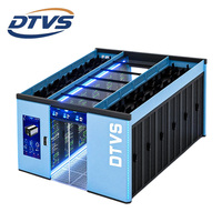 Pusat Data Mikro-modul 19 Inci Siap Pakai, Sistem Penahan Udara Dingin/Panas, UPS, AC & Pemantauan Lingkungan, Tersedia