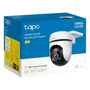 Caméra de surveillance vidéo TC40 Pan & Tilt Blanc & Noir 1080p Full HD WiFi Extérieur Capteur CMOS Cloud Suivi IA IP65 - Product Image 2