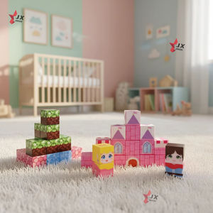 Juego de Cubos Magnéticos con Temática de Castillo Rosa para Viajes 2026, Juguetes para Niños, 38 Piezas, Mini Bloques de Construcción Magnéticos para Niños - Product Image 4