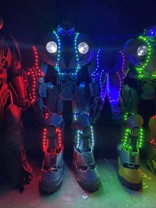 <span class=keywords><strong>2022</strong></span> nouvelle Arrivée Offre Spéciale Grande Taille Adultes Se Déplacent Robot Performance Costume LED LUMIÈRE Autour de Robot Costumes - Product Image 5