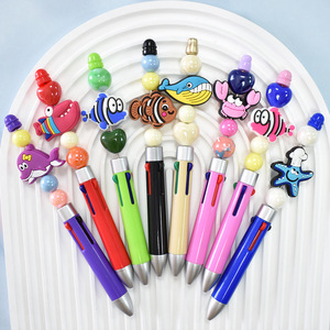 Bán Buôn Có Thể Tháo Rời Thế Giới Biển Bút Charms PVC Phim Hoạt Hình Thế Giới Biển Silicone Tiêu Điểm Hạt Charms Cho Bút - Product Image 4