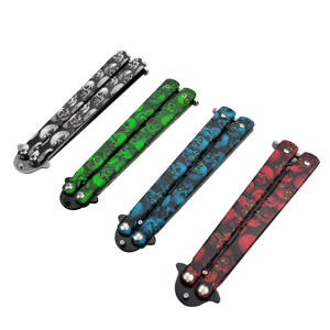 Nuevo diseño cuchillo de bolsillo al aire libre herramienta de entrenamiento de mariposa práctica cuchillo plegable contacto ventas para catálogo - Product Image 3