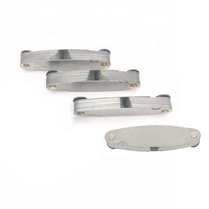 Độ chính xác cao thép không gỉ tròn ARC Radian công cụ đo bán kính mẫu đo Bộ R1-7 r R7.5-15 R7.5-15 - Product Image 6