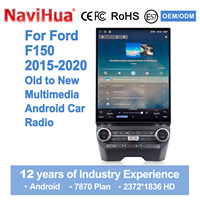 NaviHua Nouveau 16'' pour Ford F150 F250 Raptor 2015-2021 avec autoradio Android de style Tesla, lecteur multimédia Carplay, lecteur DVD, autoradio stéréo