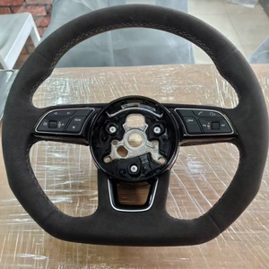 Vente chaude En Fiber De Carbone Nouveau Volant pour <span class=keywords><strong>Audi</strong></span> B9 A3 A4 A5 S4 RS5 S3 S4 S5 A6 A7 A8 Q5 Q7 <span class=keywords><strong>Q8</strong></span> TT R8 S6 RS6 RS7 S7 B8.5 B8 - Product Image 6