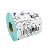 Rouleau d'étiquettes thermiques autocollantes blanches A6 pour imprimante de bordereaux 10x15, vente en gros