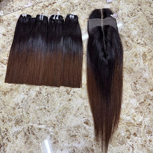 Cheveux humains vietnamiens en gros, 100% naturels, vierges, tissés, doux, lisses, de qualité durable - Product Image 1