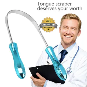 2023 New Design U-shaped Tongue Scraper Cleaner For Tongue Coating Cleaning