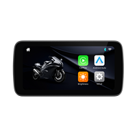 Nouveau 6.25 pouces sans fil CarPlay Moto Android Auto GPS Navigation écran d'affichage Portable numérique moto tableau de bord