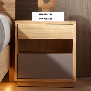 Meubles <span class=keywords><strong>de</strong></span> chambre à coucher en bois massif <span class=keywords><strong>de</strong></span> frêne Table <span class=keywords><strong>de</strong></span> chevet Table <span class=keywords><strong>de</strong></span> chevet 2 tiroirs Table <span class=keywords><strong>de</strong></span> classement Table <span class=keywords><strong>de</strong></span> <span class=keywords><strong>nuit</strong></span> en bois Bois naturel - Product Image 1