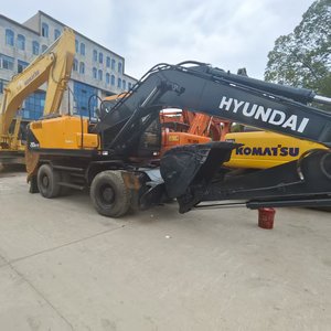 Entrega Rápida, Excavadora Hidráulica de Ruedas Hyundai 210W-9 Usada, 20.5 Toneladas, Equipo Industrial en Venta a Bajo Precio - Product Image 2