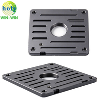 Fournisseur de pièces CNC personnalisées en Chine, usinage CNC 5 axes, plaque de liaison de bras robotique irrégulière en aluminium, usinage CNC de précision