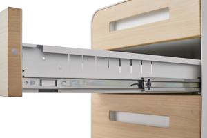 3 ngăn kéo cán bệ Tủ hồ sơ Khóa Ngăn Kéo Tủ hồ sơ di động dưới bàn với khay bút chì - Product Image 5