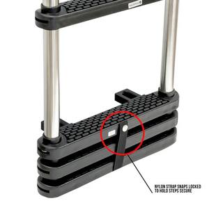 316 Stainless Steel Boarding <b>Ladders</b> for Small Boats Marine Hardware Handrail Swim <b>Platform</b> <b>Ladder</b> for Yacht Yacht - Product Image 3